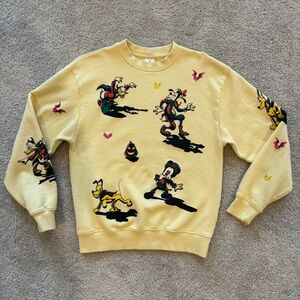 Disney Parks Mickey Mouse and Friends Halloween Pullover Sweatshirt Sz Small